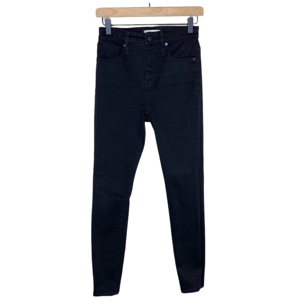 Madewell Curvy High-Rise Black Skinny Jeans Size 26T